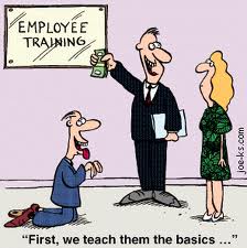 comic depicting employee training